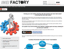 Tablet Screenshot of imeifactory.com